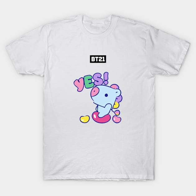 bt21 bts exclusive design 98 T-Shirt by Typography Dose